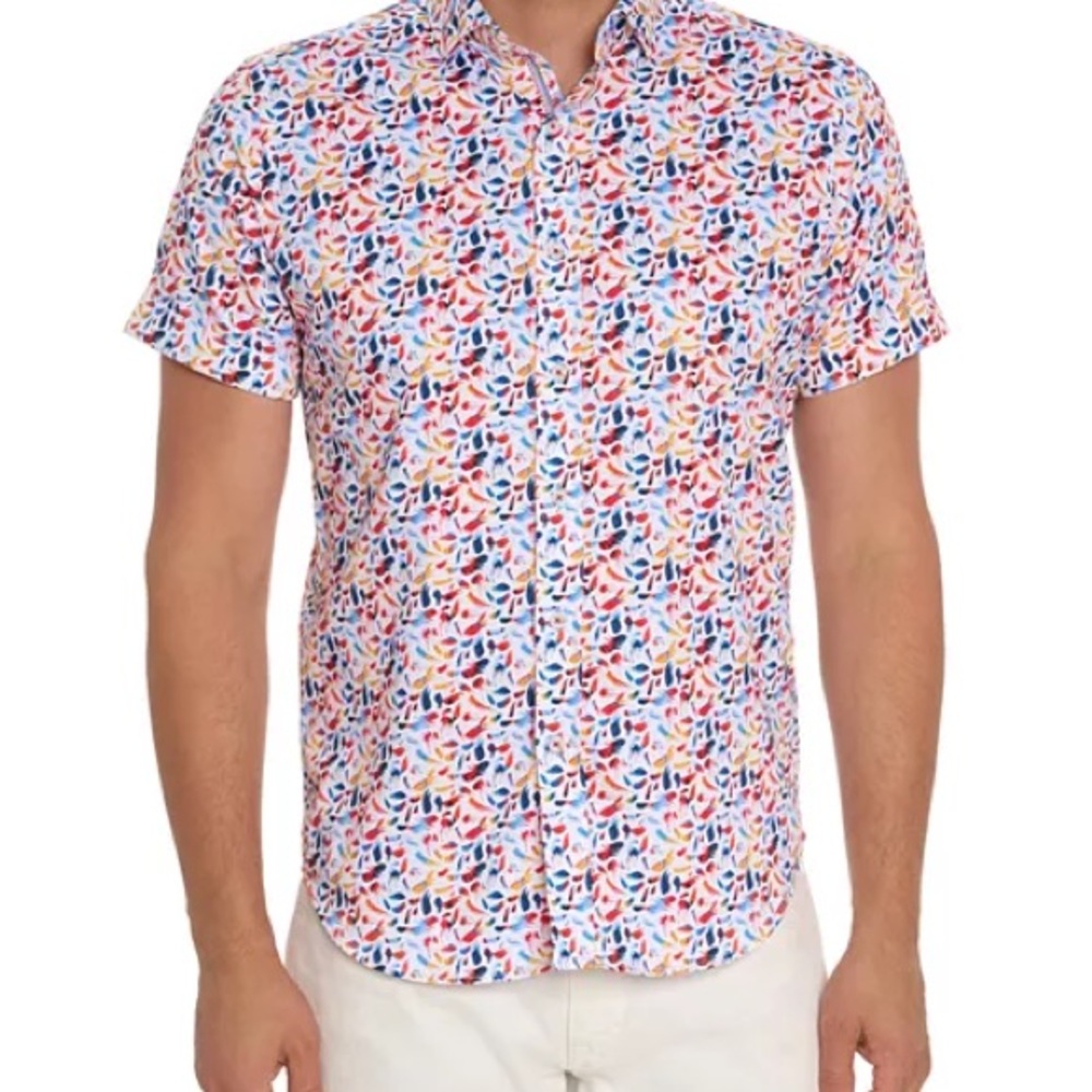 Robert Graham Langston Brushstroke Shirt XL SOLD OUT Mens